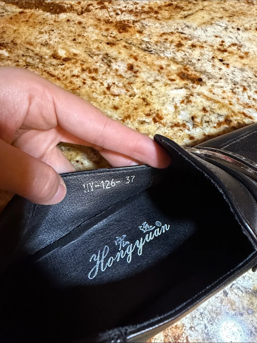 Miu Miu Black Leather Loafers with Brushed Gold Bit